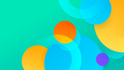 Colorful colourful vector modern abstract background with shapes. Vector abstract graphic design banner pattern background template