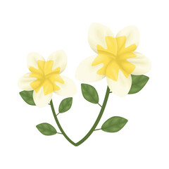 Naklejka premium flower illustration