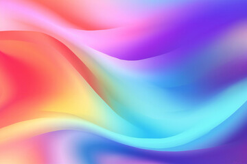 Color mix. Fluid gradient mesh. Abstract wavy background. Liquid vibrant color flow. rainbow