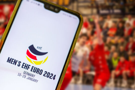 Symbolbild Handball-Europameisterschaft 2024. Die EM 2024 findet im Januar in Deutschland statt