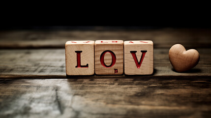These dice roll together in a playful pursuit to spell 'love,' leaving room for fate to fill in the missing letters - Powered by Adobe