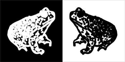  Illustration vector graphics of frog icon