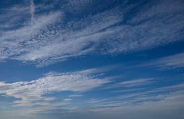 blue sky and clouds on the Mediterranean coast 1
