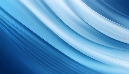 Light blue, smooth waves, dark blue color gradient background, blurred smooth stripes wave pattern, wallpaper.