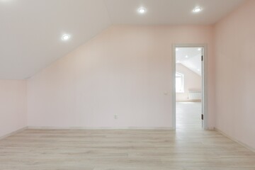unfurnished house or apartment in bright colors