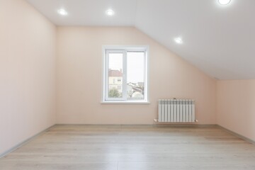 unfurnished house or apartment in bright colors