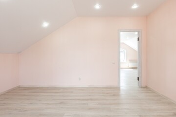 unfurnished house or apartment in bright colors