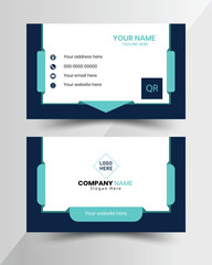 Minimal Corporate business card design template - vector