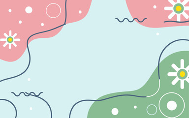 Abstract background poster floral. Good for fashion fabrics, postcards, email header, wallpaper, banner, events, covers, advertising, and more. Valentine's day, women's day, mother's day background.