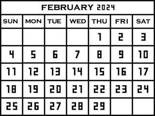 calendar - February 19 icon illustration isolated vector sign symbol