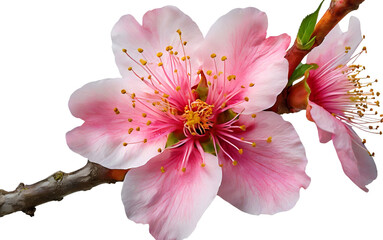 Peach blossom flower.