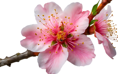Peach blossom flower.
