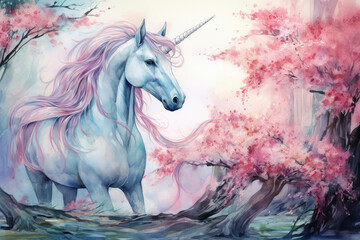 Obraz na płótnie Canvas Horse animal fantasy unicorn wild