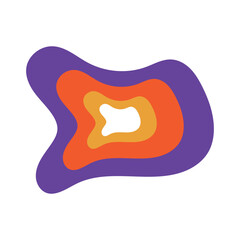 Psychedelic Retro Rainbow