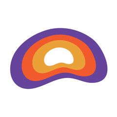 Psychedelic Retro Rainbow