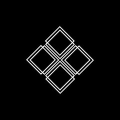 black and white rectangle