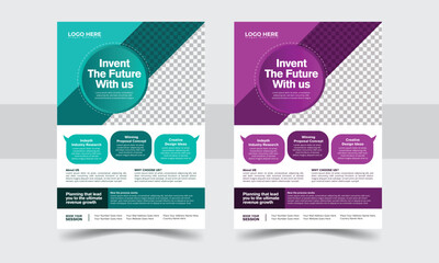 poster flyer pamphlet brochure cover design layout space for photo background,flyer in A4