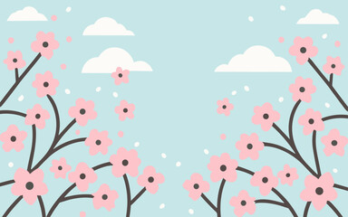 Abstract background poster floral. Good for fashion fabrics, children’s clothing, postcards, email header, wallpaper, banner, events, covers, advertising, and more.