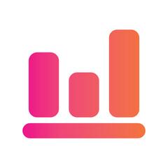 Business graph icon Vector