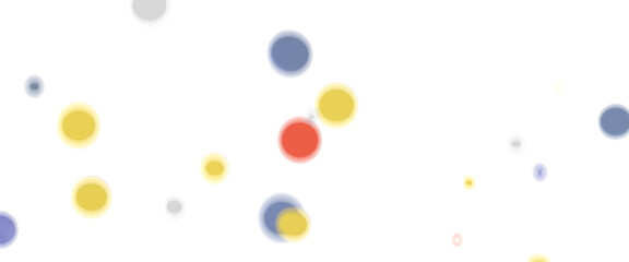  Multicolored confetti on white