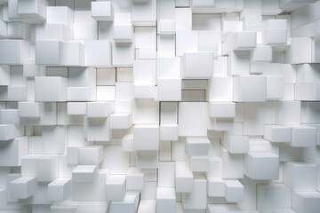 white cubes background. Futuristic background design.