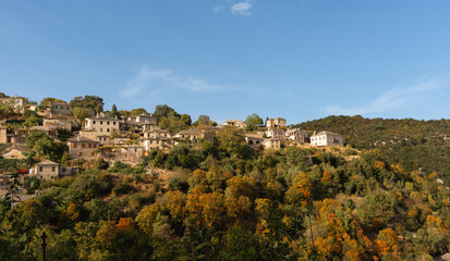 Fototapeta premium Traditional village of Vitsa in Central Zagori, Epirus region, in the Ioannina regional unit in Greece.