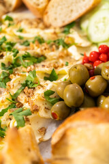 Vegetarian party butter board