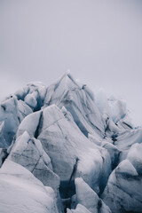 Fototapeta na wymiar Gletscher Island Minimalistic 