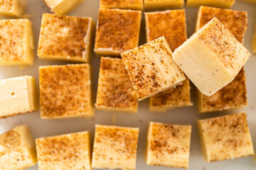 Christmas Eggnog fudge