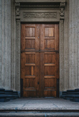 The door to the Kazan Cathedral