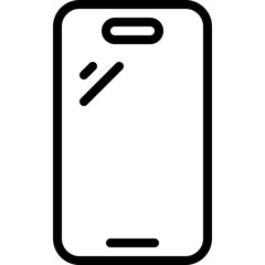 Smart Phone Oval Notch Icon