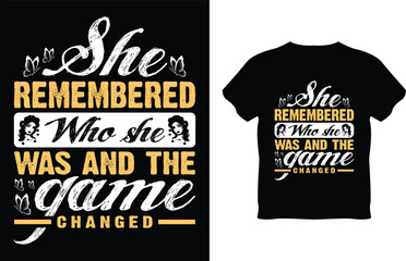 Vector hand drawn lettering women's day t-shirt design
