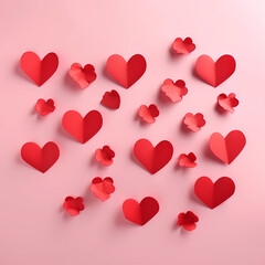 valentine hearts background