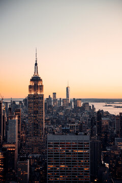 New York Skyline Sonnenuntergang © Ronny
