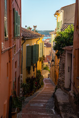 street in the old town of Menton
