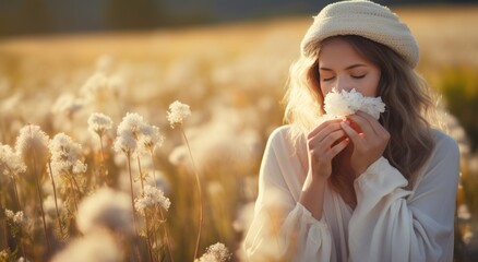 how to deal with allergies - obrazy, fototapety, plakaty