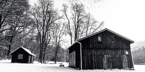 Winterlandschaft an der Wildwiese in der Sächsischen Schweiz 2