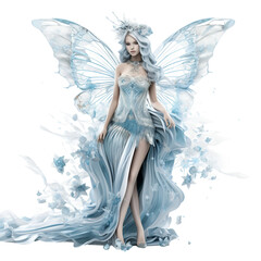 woman in a dress, png ice sculpture