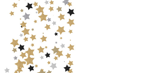 Golden Dreamscapes: Step Into a 3D Rainfall of Gleaming Stars