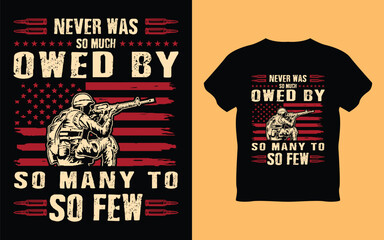 Veterans design independence day quotes typography vector