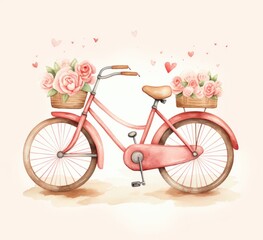 valentines day valentine bicycle