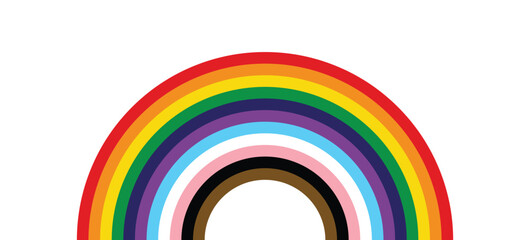 Rainbow pride lgbtq+ and transgender 