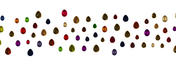 colorful easter eggs