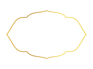 Realistic golden frame	