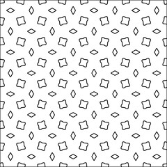 Figures from lines.Black pattern on white wallpaper for web page, textures, card, poster, fabric, textile. Abstract background.Repeating background image.White texture. Lines form shapes.