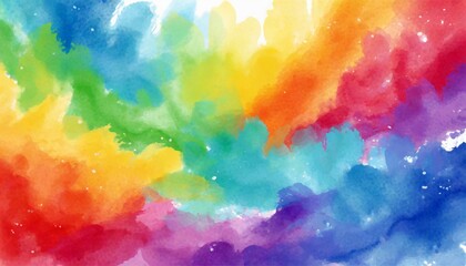 rainbow watercolor background abstract texture colorful
