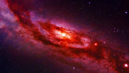 Foto op Plexiglas red galaxy in deep space elements of this image were furnished by nasa © Emanuel