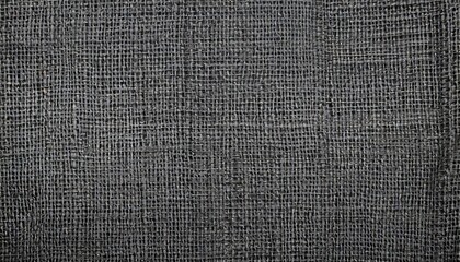 close up texture of natural weave cloth in dark and black color fabric texture of natural cotton or...