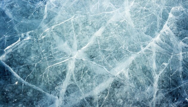 ice winter background cracks grunge texture © Emanuel