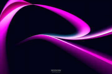 Abstract Dark Pink Background. colorful wavy design wallpaper. creative graphic 2 d illustration. trendy fluid cover with dynamic shapes flow.